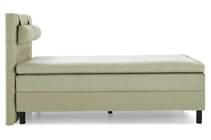 Lucky Komplett Sängpaket 140x200 Polyeter Diamant Sänggavel - Nackkudde Stor Grön - Möbler - Sovrum - Sängar - Kontinentalsängar