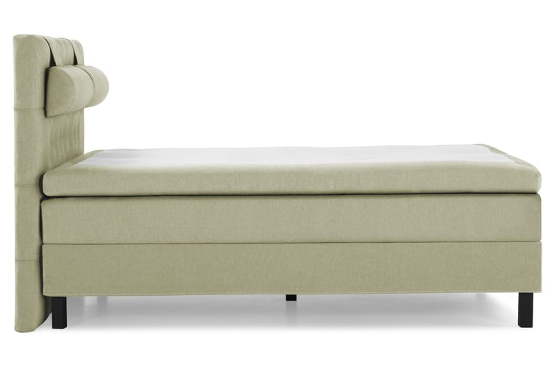 Lucky Komplett Sängpaket 140x200 Polyeter Diamant Sänggavel - Nackkudde Stor Grön - Möbler - Sovrum - Sängar - Kontinentalsängar