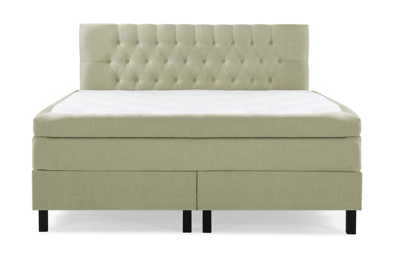 Lucky Komplett Sängpaket 160x200 Memory Diamant Sänggavel - Grön - Möbler - Sovrum - Sängar - Kontinentalsängar