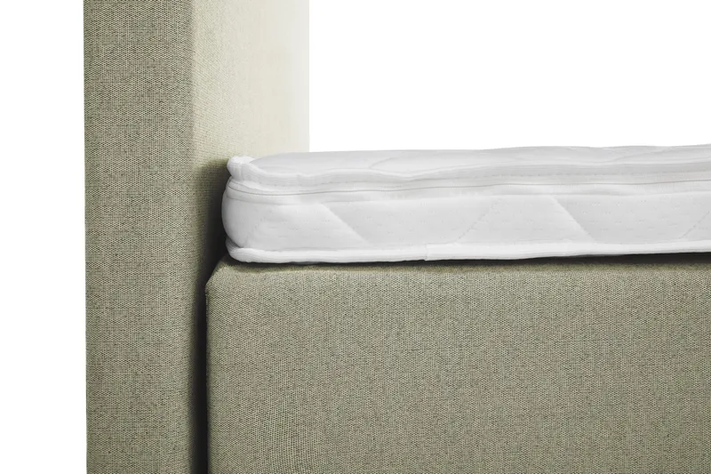 Lucky Komplett Sängpaket 160x200 Skum Slät Sänggavel - Nackkudde Liten Grön - Möbler - Sovrum - Sängar - Kontinentalsängar