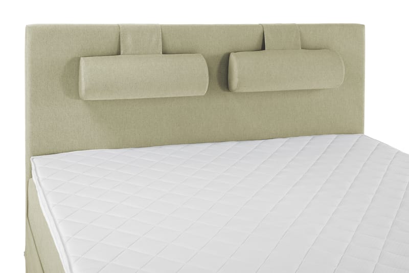 Lucky Komplett Sängpaket 160x200 Skum Slät Sänggavel - Nackkudde Stor Grön - Möbler - Sovrum - Sängar - Kontinentalsängar