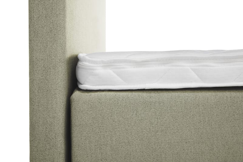 Lucky Komplett Sängpaket 160x200 Skum Slät Sänggavel - Nackkudde Stor Grön - Möbler - Sovrum - Sängar - Kontinentalsängar