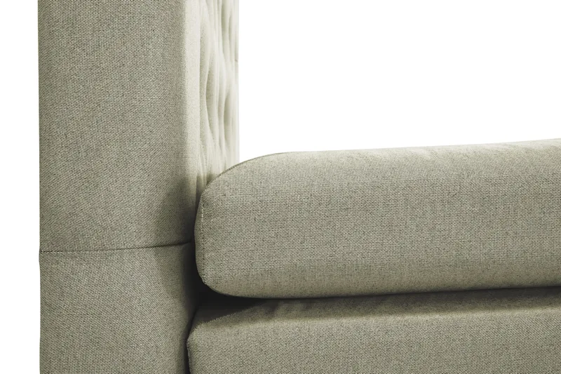 Lucky Komplett Sängpaket 160x200 Polyeter Diamant Sänggavel - Grön - Möbler - Sovrum - Sängar - Kontinentalsängar