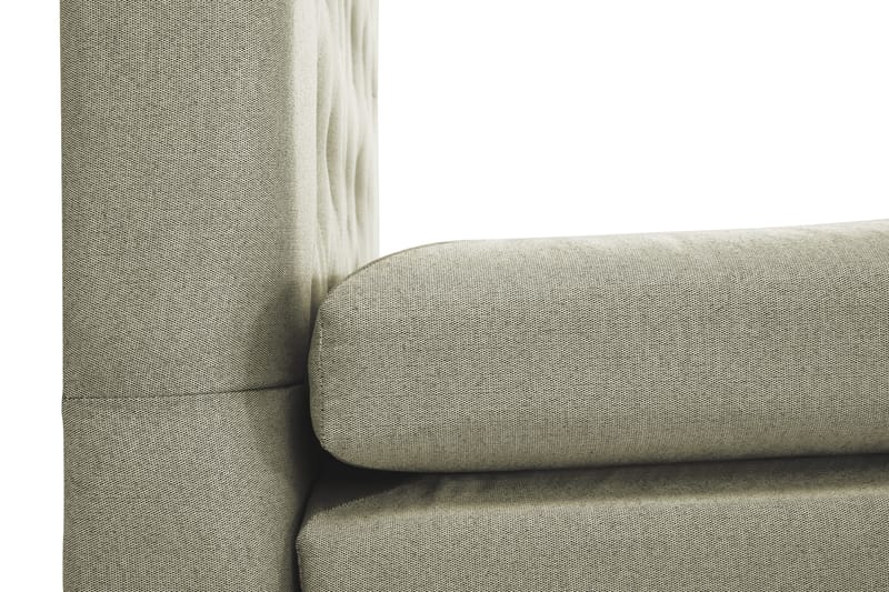 Lucky Komplett Sängpaket 160x200 Polyeter Diamant Sänggavel - Grön - Möbler - Sovrum - Sängar - Kontinentalsängar