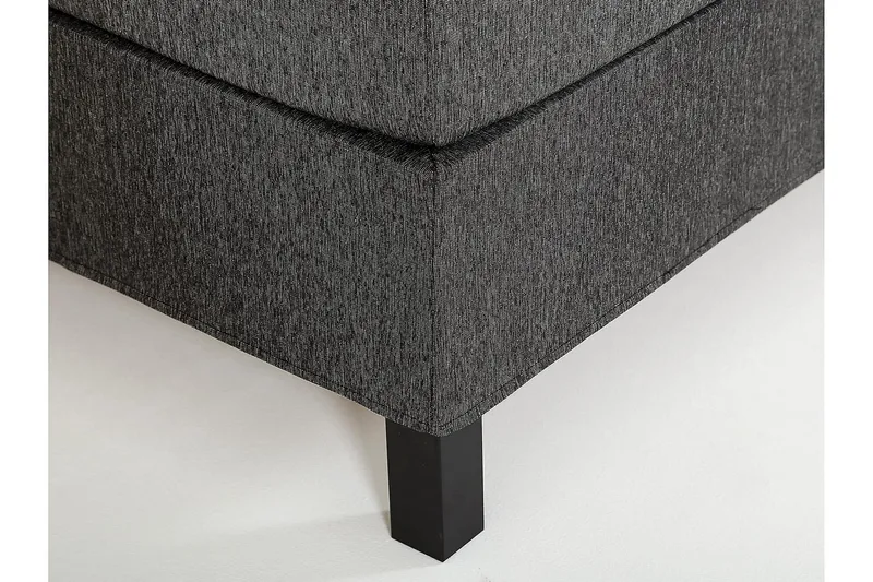 Lucky Kontinentalsäng 150 Skum Svart/Grå - Möbler - Sovrum - Sängar - Kontinentalsängar