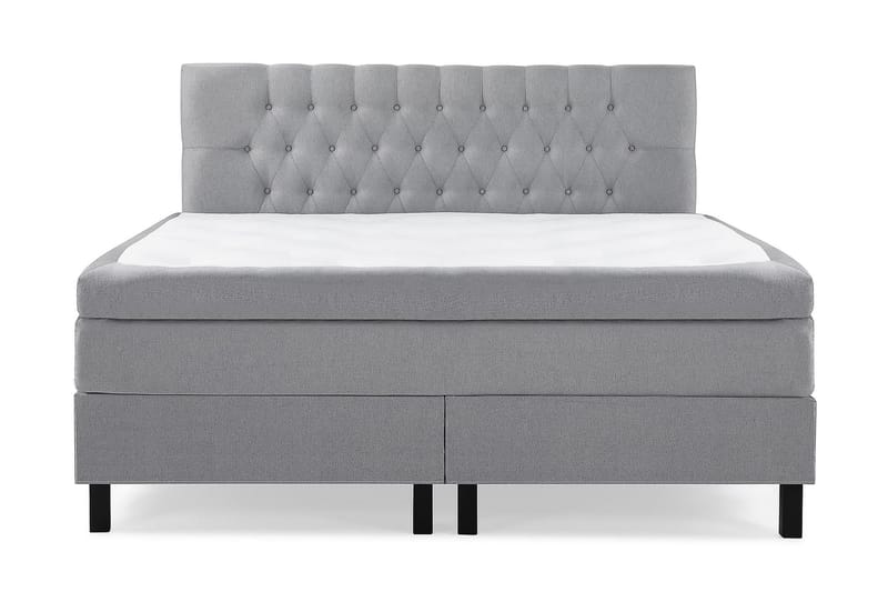 Lucky Kontinentalsäng 180 Latexmadrass Mellangrå - Möbler - Sovrum - Sängar - Kontinentalsängar