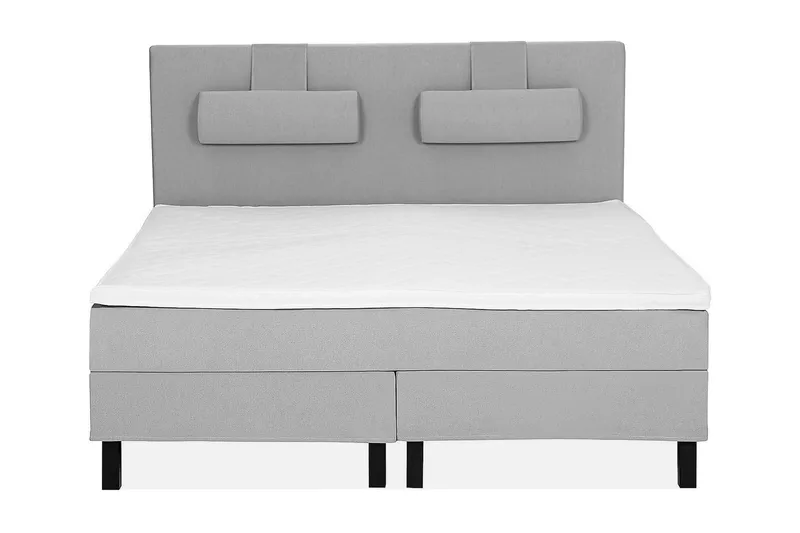 Lucky Sängpaket 150x200 SkumSlät Sänggavel - Grå - Möbler - Sovrum - Sängar - Kontinentalsängar