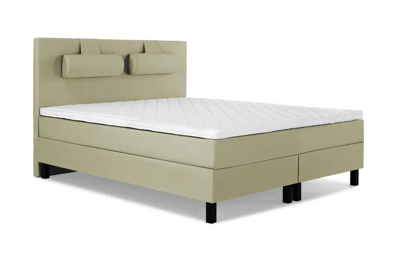 Lucky Sängpaket 150x200 SkumSlät Sänggavel Nackkudde - Nackkudde Stor Grön - Möbler - Sovrum - Sängar - Kontinentalsängar