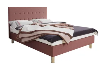 Lux Kontinentalsäng 160x204 cm  Rosa  Rosa