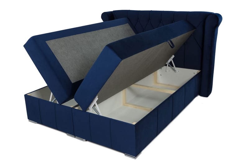 Lyckorna Kontinentalsäng 160x200 cm LED-belysning - Grå - Möbler - Sovrum - Sängar - Kontinentalsängar