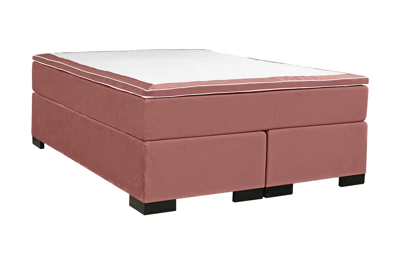 Malta Kontinentalsäng 160x200cm - Rosa/Sammet - Möbler - Sovrum - Sängar - Kontinentalsängar