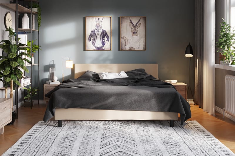 MANILLA Sängpaket 180x200 Beige - Möbler - Sovrum - Sängar - Komplett Sängpaket