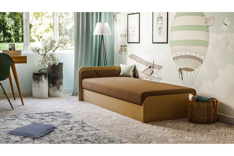 Mayuri Kontinentalsäng 80x190 cm, Brun