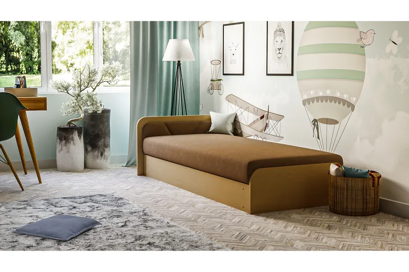 Mayuri Kontinentalsäng 80x190 cm, Brun