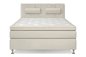 Mega Komplett Sängpaket 160x200 - Beige - Möbler - Sovrum - Sängar - Kontinentalsängar