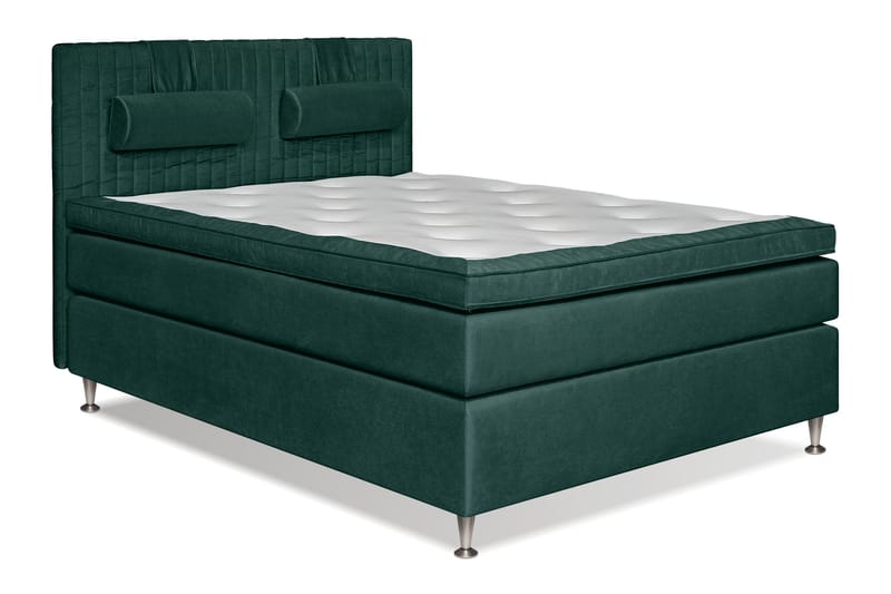 Mega Komplett Sängpaket 160x200 - Grön - Möbler - Sovrum - Sängar - Kontinentalsängar