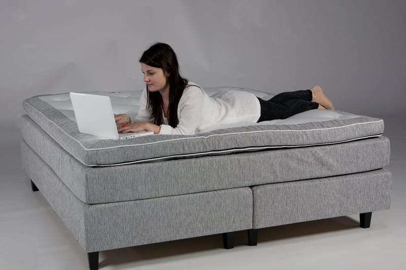 Mei Kontinentalsäng 180x200 cm - Ljusgrå - Möbler - Sovrum - Sängar - Kontinentalsängar