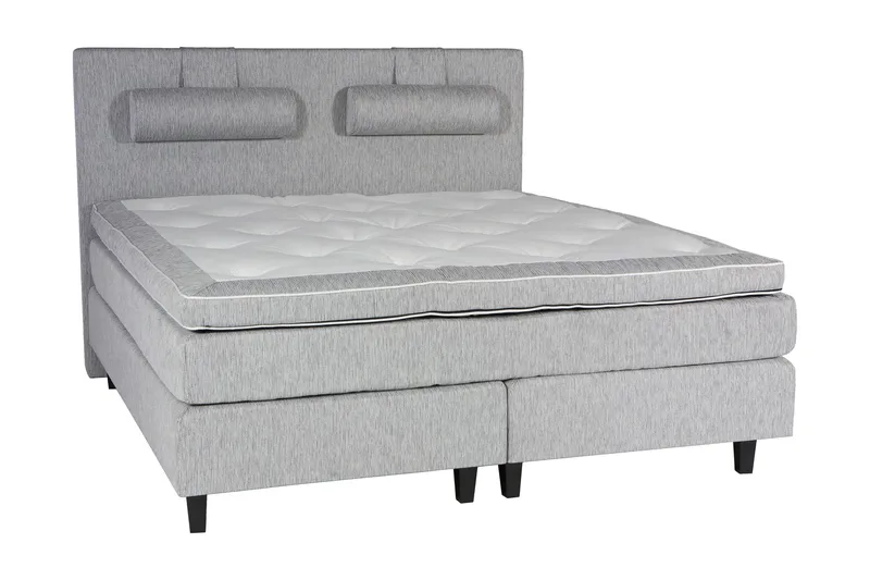 Mei Kontinentalsäng 180x200 cm, Ljusgrå