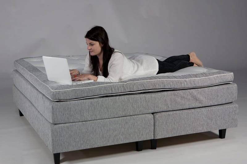 Mei Kontinentalsäng 180x200 cm - Ljusgrå - Möbler - Sovrum - Sängar - Kontinentalsängar