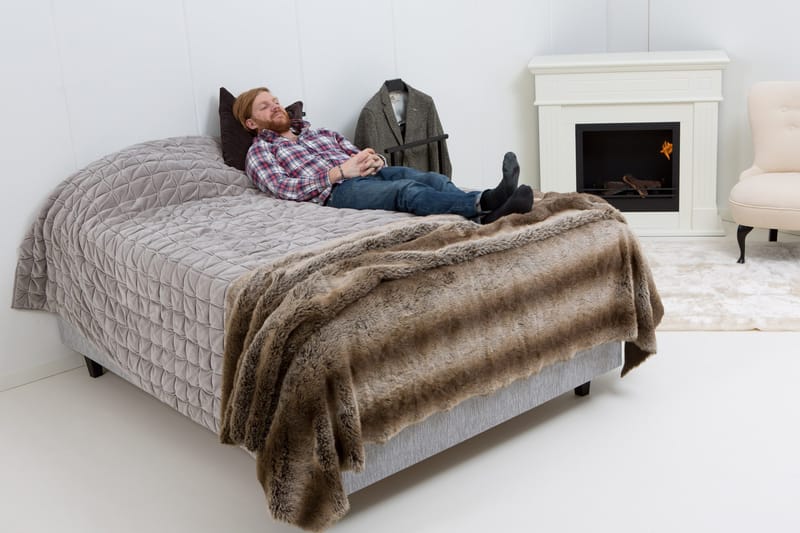 Mei Kontinentalsäng 180x200 cm - Ljusgrå - Möbler - Sovrum - Sängar - Kontinentalsängar