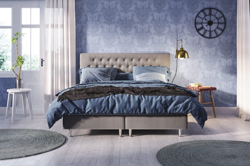 Meja Sängpaket 180x200 - Grå - Möbler - Sovrum - Sängar - Kontinentalsängar