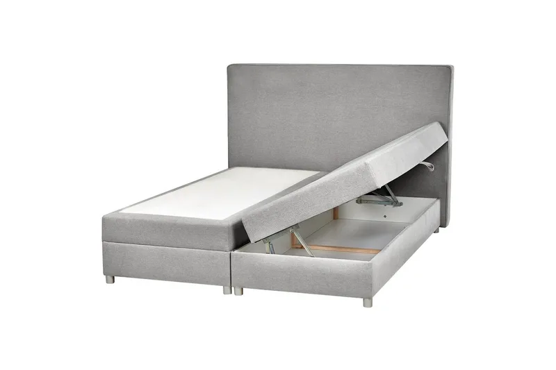 Kontinentalsäng Minister Grå-Silver, 160x200 cm, Grå-Silver, 160x200 cm