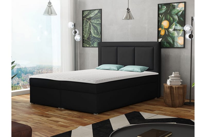 Moden Kontinentalsäng 140x215cm - Svart - Möbler - Sovrum - Sängar - Kontinentalsängar