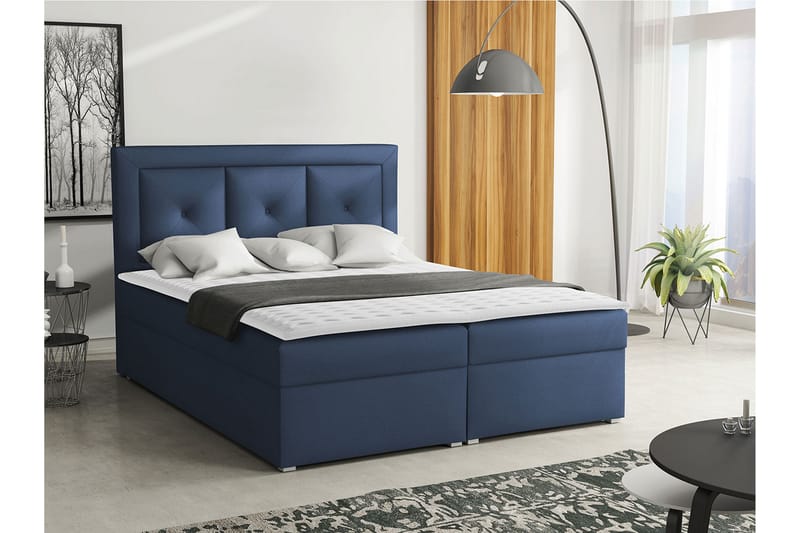 MODEN Kontinentalsäng 160x215 cm Blå - Blå - Möbler - Sovrum - Sängar - Kontinentalsängar