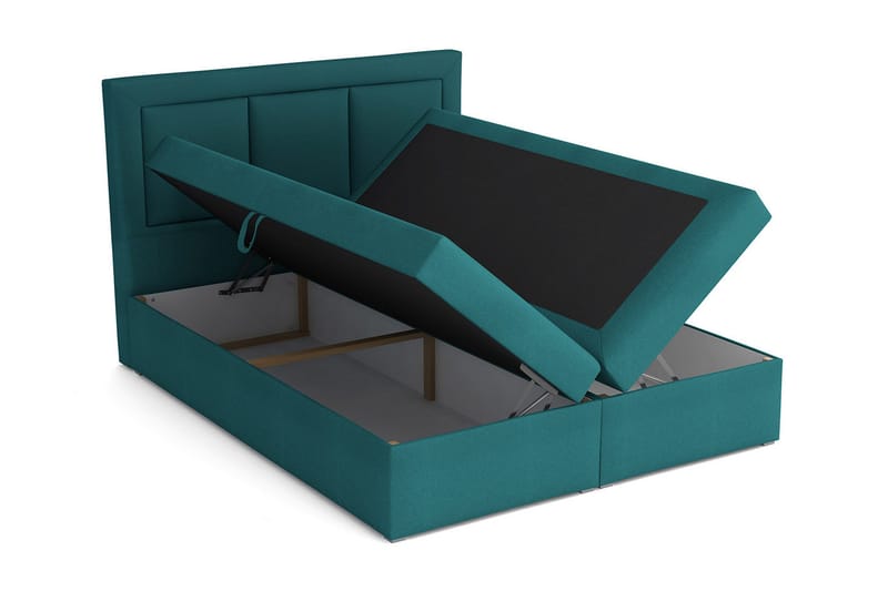 Moden Kontinentalsäng 180x215cm LED-belysning - Svart - Möbler - Sovrum - Sängar - Kontinentalsängar