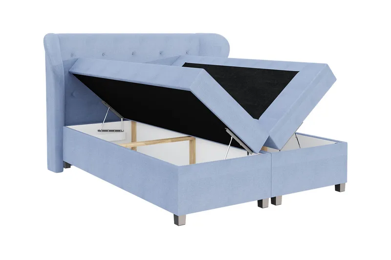 Naurstad Kontinentalsäng 120x200 cm - Blå - Möbler - Sovrum - Sängar - Kontinentalsängar