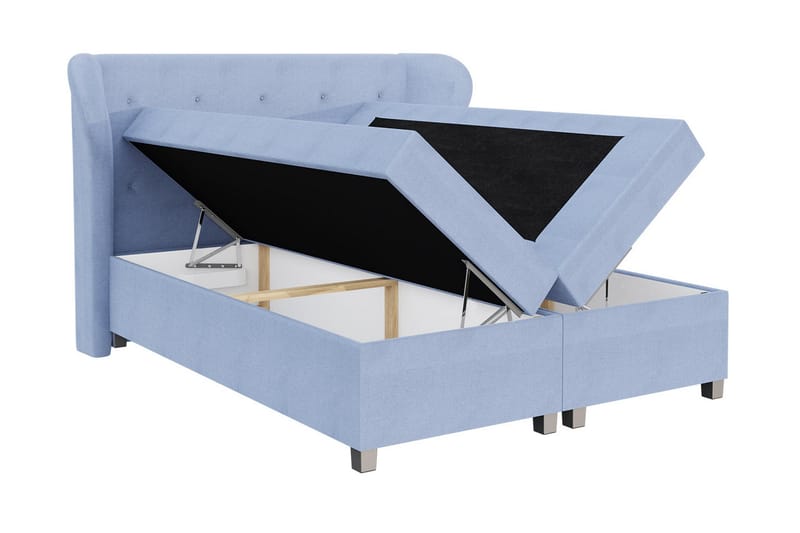 Naurstad Kontinentalsäng 140x200 cm - Blå - Möbler - Sovrum - Sängar - Kontinentalsängar