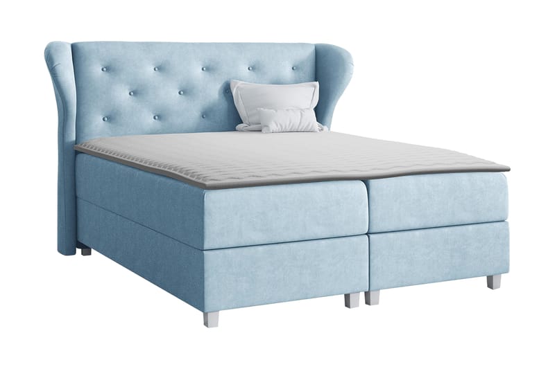 Naurstad Kontinentalsäng 180x200 cm, Blå