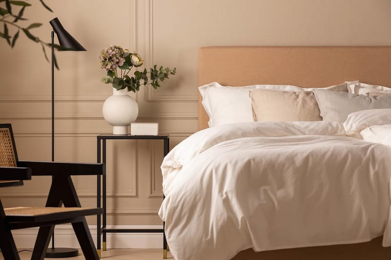 NAZAMA Kontinentalsäng 210x210 Skummadrass Beige - Möbler - Sovrum - Sängar - Kontinentalsängar