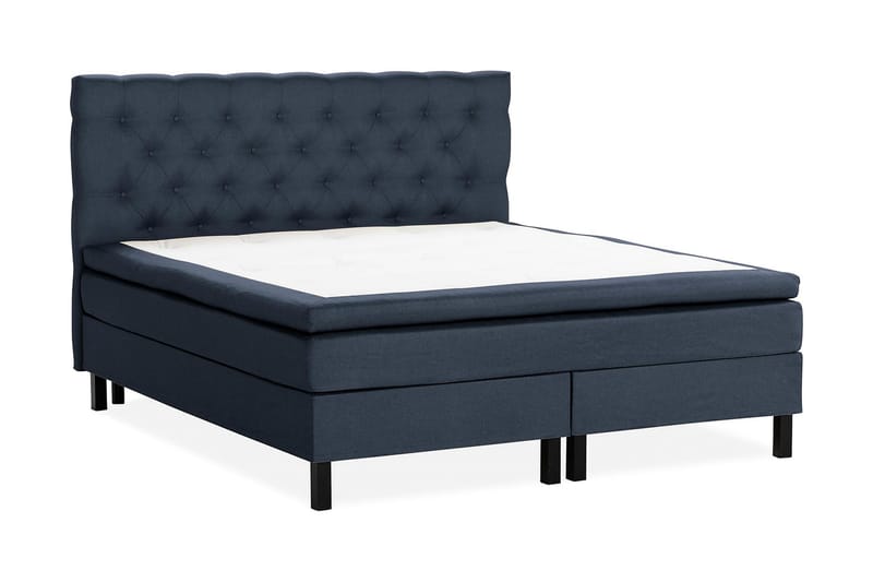 NAZAMA Sängpaket 150x200 Latexmadrass Blå - Möbler - Sovrum - Sängar - Komplett Sängpaket