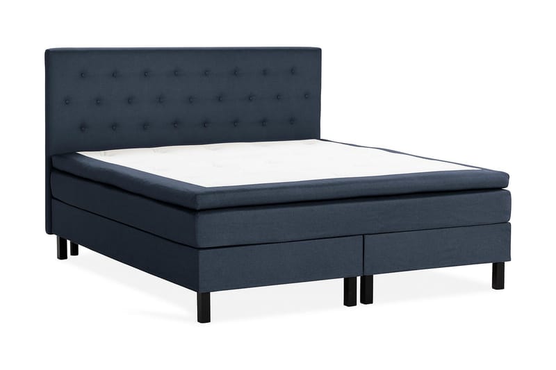 NAZAMA Sängpaket 150x200 Latexmadrass Blå - Möbler - Sovrum - Sängar - Komplett Sängpaket