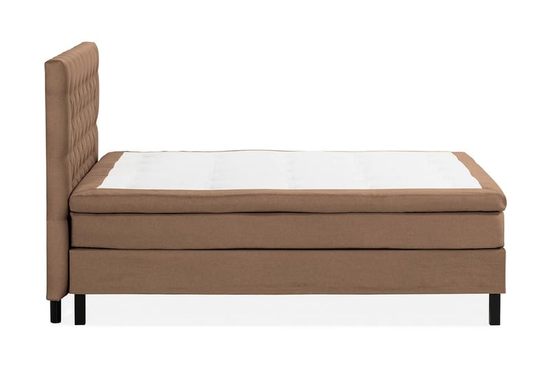 NAZAMA Sängpaket 150x200 Latexmadrass Brun - Komplett Sängpaket - Kontinentalsängar