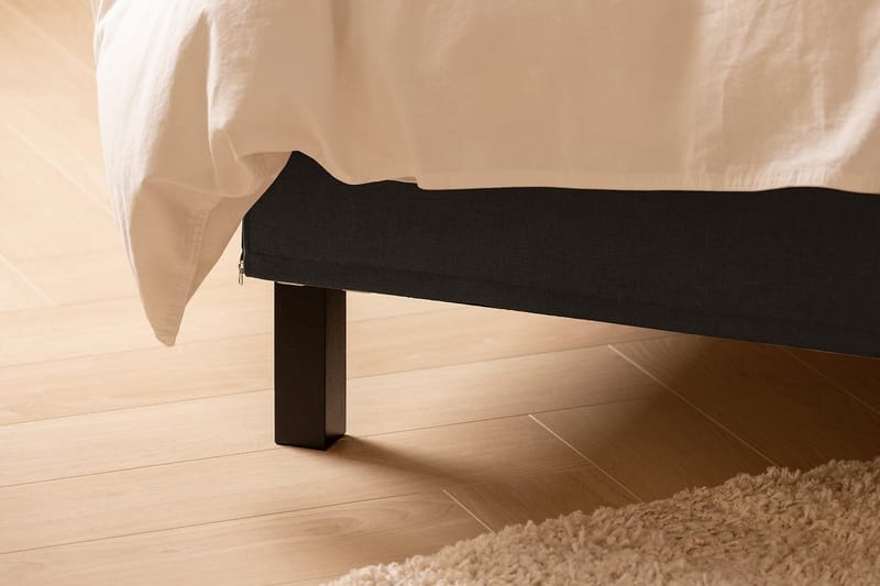 NAZAMA Sängpaket 150x200 Latexmadrass Mörkgrå - Möbler - Sovrum - Sängar - Komplett Sängpaket