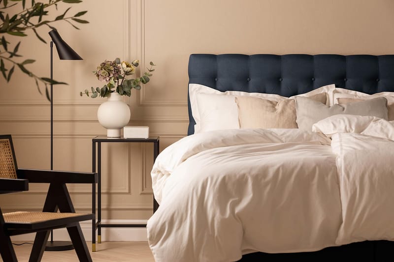 NAZAMA Sängpaket 150x200 Memorymadrass Blå - Möbler - Sovrum - Sängar - Kontinentalsängar