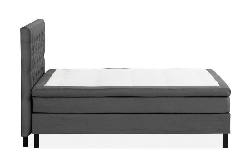 NAZAMA Sängpaket 150x200 Memorymadrass Mörkgrå - Komplett Sängpaket - Kontinentalsängar