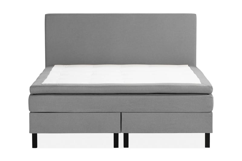NAZAMA Sängpaket 150x200 Skummadrass Grå - Komplett Sängpaket - Kontinentalsängar