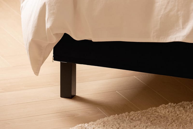 NAZAMA Sängpaket 150x200 Skummadrass Svart - Möbler - Sovrum - Sängar - Komplett Sängpaket