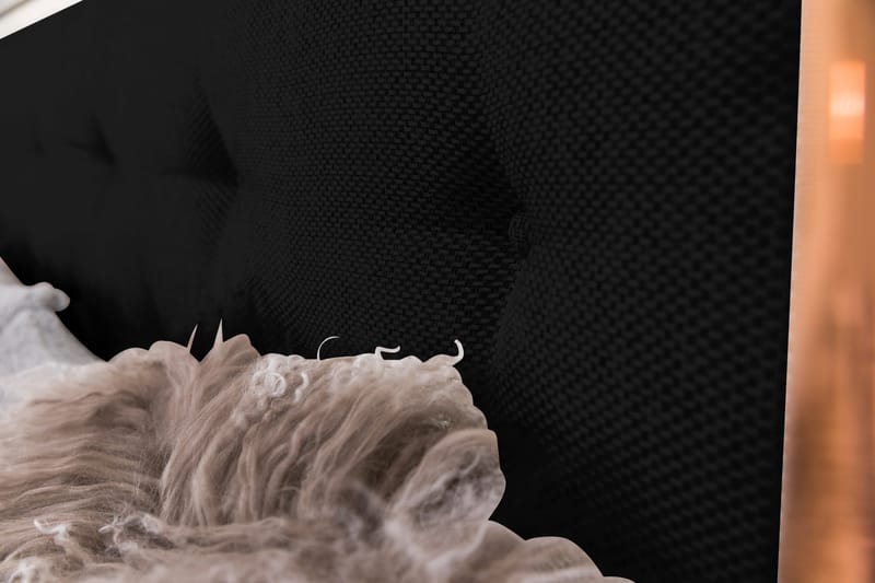 Nice Deluxe Komplett Sängpaket 160x200 - Svart - Möbler - Sovrum - Sängar - Kontinentalsängar