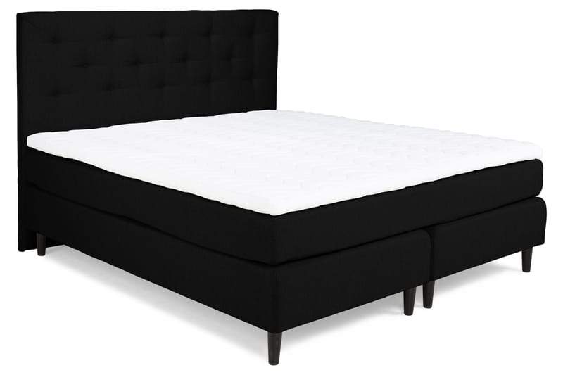 Nice Deluxe Komplett Sängpaket 160x200 - Svart - Möbler - Sovrum - Sängar - Kontinentalsängar
