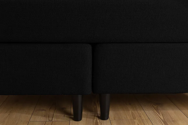 Nice Deluxe Komplett Sängpaket 160x200 - Svart - Möbler - Sovrum - Sängar - Kontinentalsängar