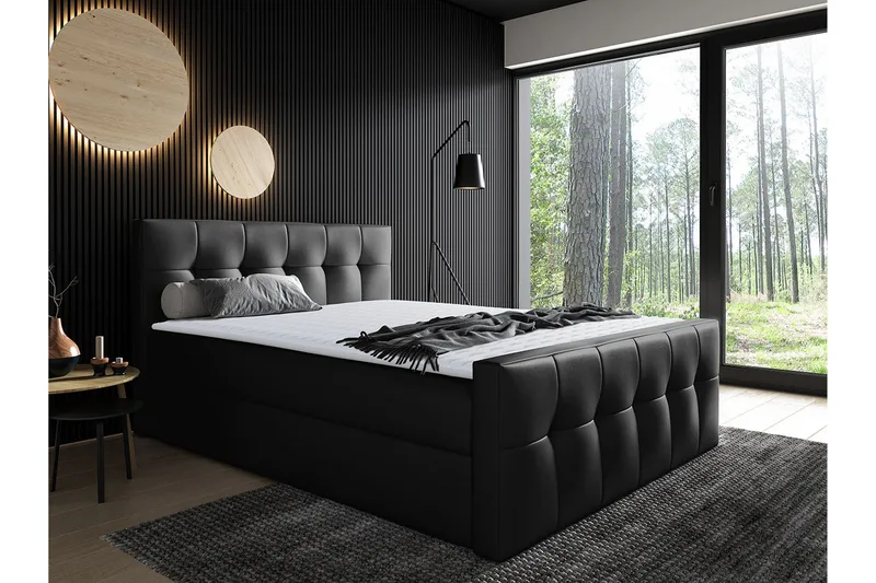 Norrbacksjö Kontinentalsäng 180x200 cm - Svart - Möbler - Sovrum - Sängar - Kontinentalsängar