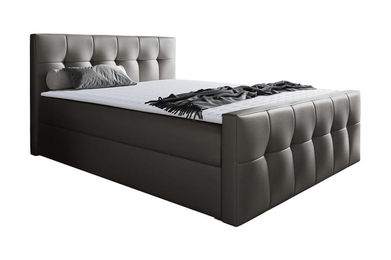 Norrbacksjö Kontinentalsäng 200x200 cm, Grå