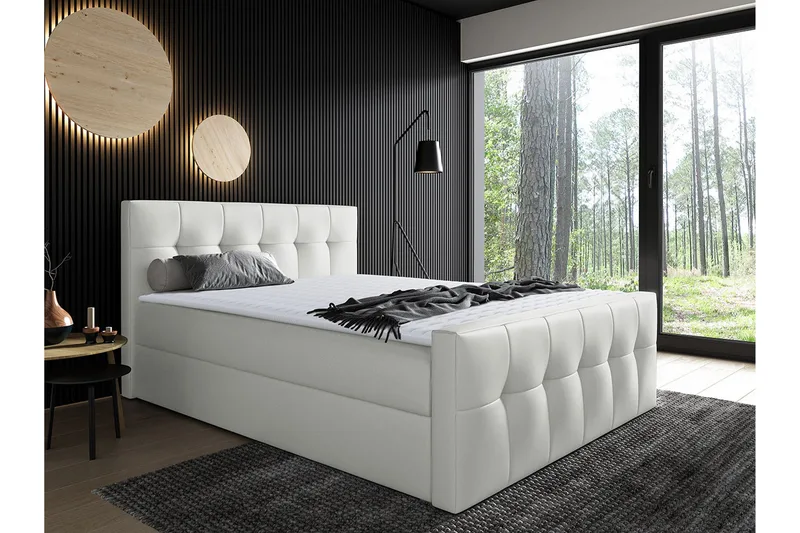 Norrbacksjö Kontinentalsäng 200x200 cm - Vit - Möbler - Sovrum - Sängar - Kontinentalsängar