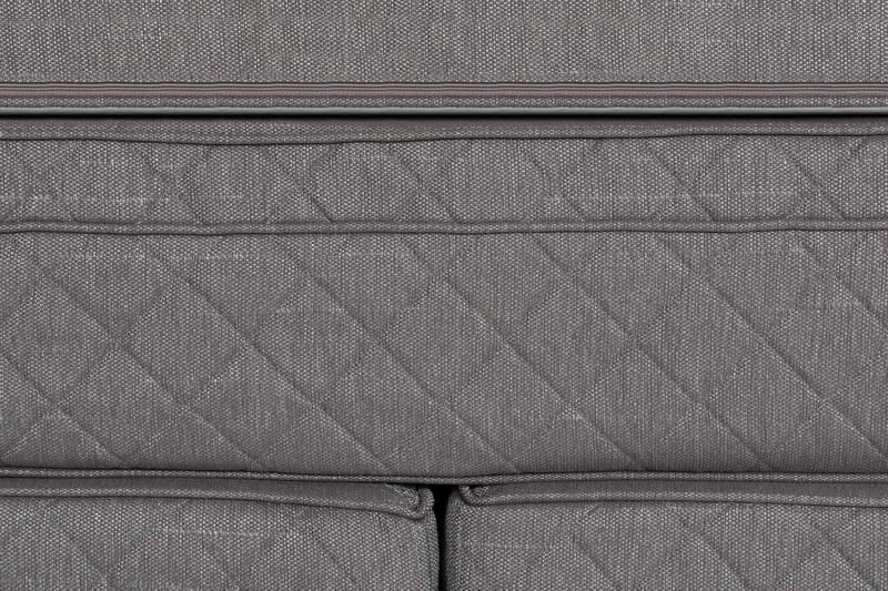 NOTTE Kontinentalsäng 160 Grå - Möbler - Sovrum - Sängar - Kontinentalsängar