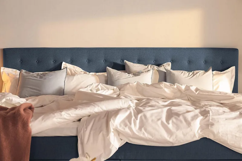 NOVELLA Familjesäng 280x210 cm Mörkblå (+Fler val) - Möbler - Sovrum - Sängar - Kontinentalsängar