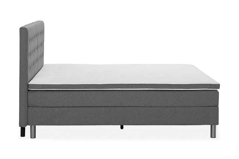 NOVELLA Familjesäng Sängpaket 240x200 cm Mörkgrå (+Fler val) - Möbler - Sovrum - Sängar - Komplett Sängpaket
